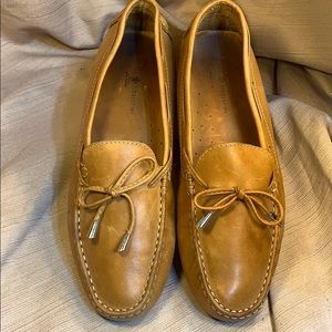 Mercanti Fiorentini leather slide in loafers